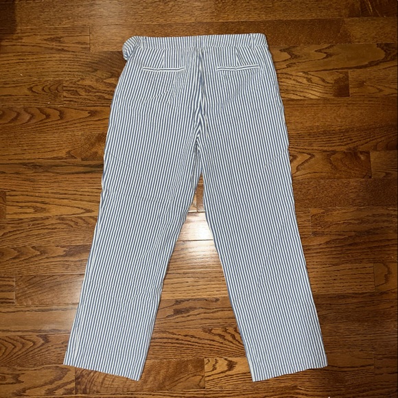 Blue & White Stripped Slacks - Picture 2 of 3